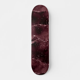 Moody Agate Wein Bordeaux Sangria Merlot Maroon Skateboard