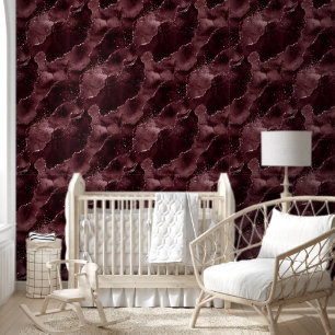 Moody Agate Wein Bordeaux Sangria Merlot Maroon Tapete