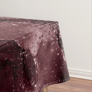 Moody Agate Wein Bordeaux Sangria Merlot Maroon Tischdecke