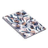 Moody Alstroemeria: Muster für Aquarellfarben-Blum Notizblock (Rechte Seite)