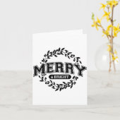 Moody And Uptight Merry And Xmas Bright Matching C Karte (Gelbe Blume)