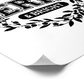 Moody And Uptight Merry And Xmas Bright Matching C Poster (Ecke)