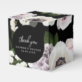 Moody Anemone und Lila Brautparty Geschenkschachtel (Vorderseite)