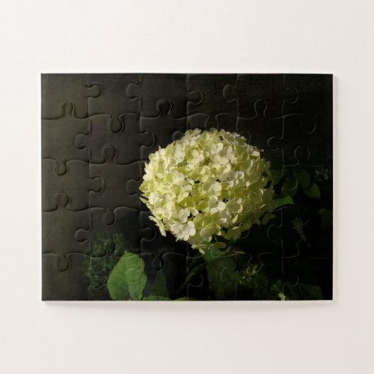 Moody Annabelle Hydrangea Puzzle (Horizontal)