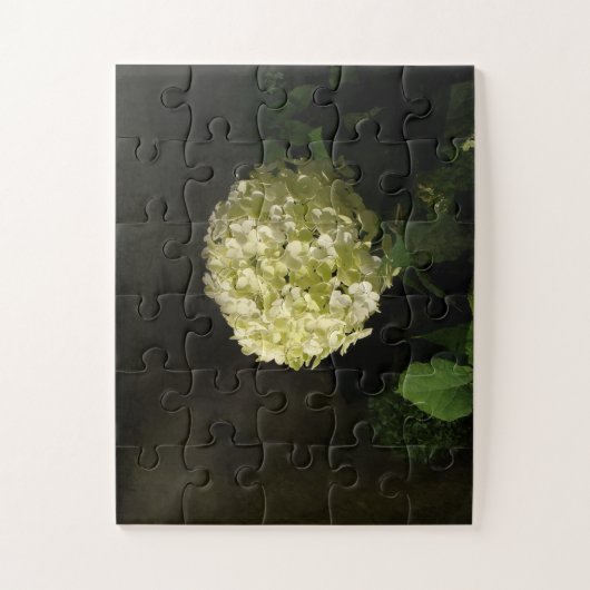Moody Annabelle Hydrangea Puzzle (Vertikal)
