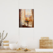 Moody Architecture Painting, europäische Vintage Poster (Küche)