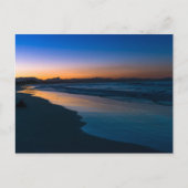 Moody atmosphärische Jahreszeit Byron Bay Strand b Postkarte (Vorderseite)