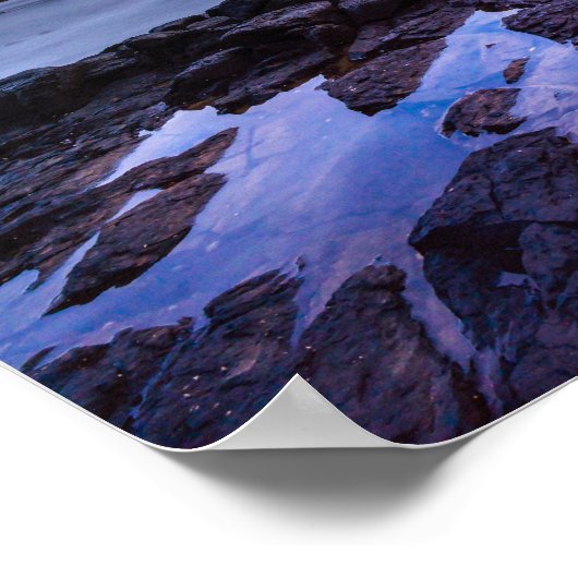 Moody Atmospheric Sunset Poster (Ecke)