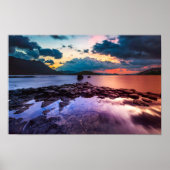 Moody Atmospheric Sunset Poster (Vorne)