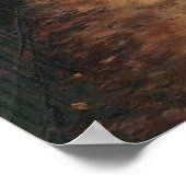 Moody Autumn Cityscape, ruhiger Fall Urban Poster (Ecke)