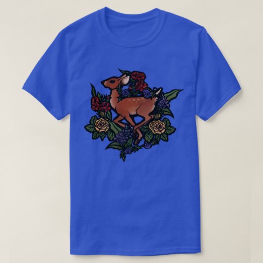Moody Autumn Deer T-Shirt (Design vorne)