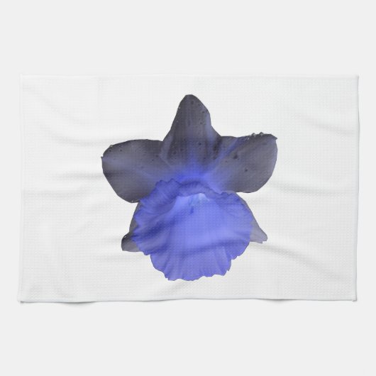 Moody Blue Dripping Daffodic Küchentuch (Horizontal)