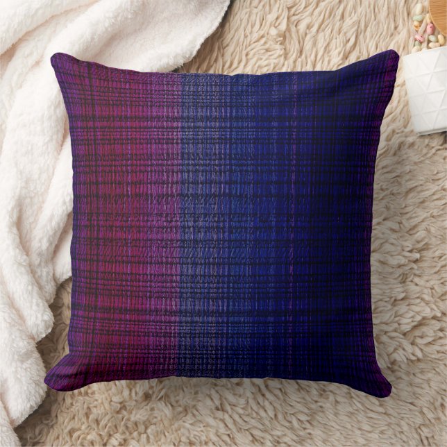 Moody blue gradient pattern kissen (Decke)