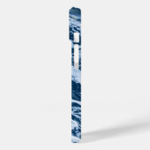 Moody Blue Ocean Waves Case-Mate iPhone Hülle (Rückseite / Links)