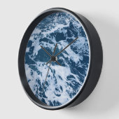 Moody Blue Ocean Waves Wall Uhr (Winkel)