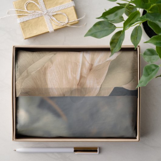 Moody Blue, Oversiblat Butterfly & Peony Seidenpapier (Geschenk)