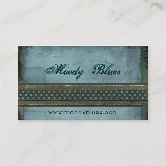 Moody Blues Business Cards Visitenkarte (Vorderseite)