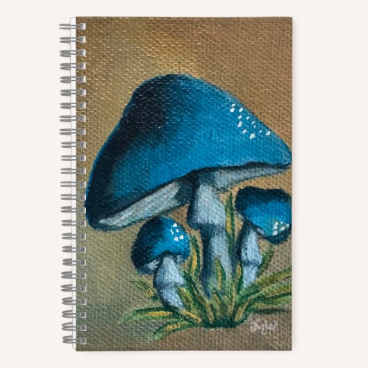 Moody Blues Mushroom-Notebook Notizblock (Vorderseite)