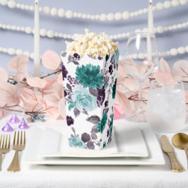 Moody Boho | Aquamarines Türkisfarben und Lila Mus Geschenkschachtel