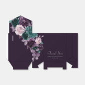 Moody Boho | Dark Eggplant Lila Aquamarin Vielen D Geschenkschachtel (Ungefaltet)