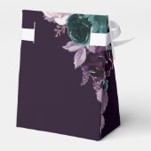 Moody Boho | Dark Eggplant Lila Aquamarin Vielen D Geschenkschachtel (Rückseite)