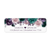 Moody Boho | Eggplant Lila Blumenherz (Vorne)