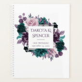 Moody Boho | Eggplant Lila und Mauve Rose Custom Planer (Vorderseite)