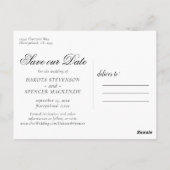 Moody Boho | Eggplant Plum Lila Mauve Bouquet Postkarte (Rückseite)