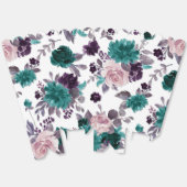 Moody Boho | Lila und Aquamarines Muster für Eggpl Geschenkschachtel (Ungeklappt)