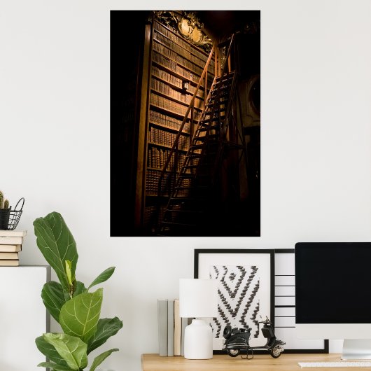 Moody Books Mirrored Poster (Heimbüro)