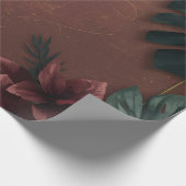 Moody Botanical Elegance Geschenkpapier (Ecke)