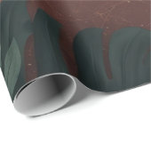 Moody Botanical Elegance Geschenkpapier (Rolleneckpunkt)