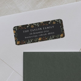 Moody Botanical Holiday Rücksendeadresse