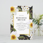 Moody Botanical Probe Brunch Einladung (Stehend Vorderseite)