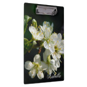 Moody Botanical White Bloom Original Photography Klemmbrett (Rechts)