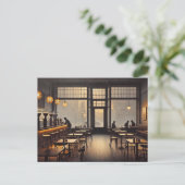 Moody Café in San Francisco Tasse Postcard Postkarte (Stehend Vorderseite)