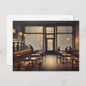 Moody Café in San Francisco Tasse Postcard Postkarte (Vorne/Hinten)