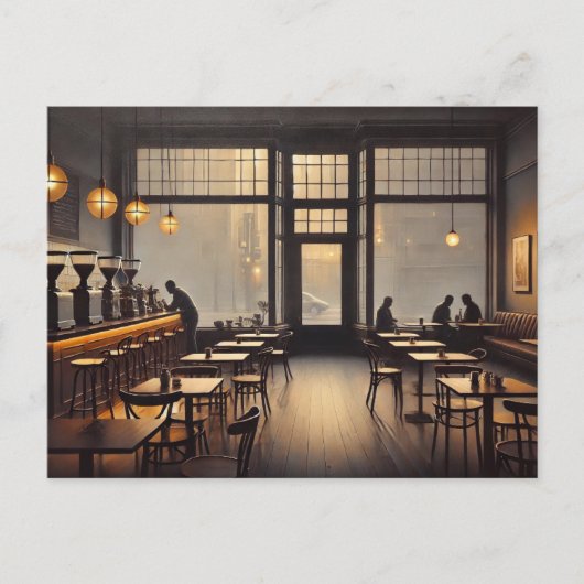 Moody Café in San Francisco Tasse Postcard Postkarte (Vorderseite)