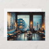 Moody Café in San Francisco Tasse Postcard Postkarte (Vorne/Hinten)