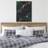 Moody Celestial — Dark Academia & Kintsugi Suite Leinwanddruck (Insitu (Schlafzimmer))
