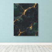 Moody Celestial — Dark Academia & Kintsugi Suite Leinwanddruck (Insitu (Holzboden))