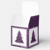 Moody Christmas Tree | Lila Spritzer Deep Plum Geschenkschachtel (Geöffnet)