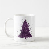 Moody Christmas Tree | Lila Spritzer Deep Plum Kaffeetasse (Links)