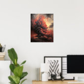 Moody Clouds Art Print Poster (Heimbüro)