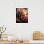 Moody Clouds Art Print Poster (Küche)