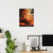 Moody Clouds Art Print Poster (Heimbüro)
