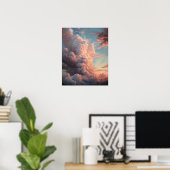 Moody Clouds Art Print Poster (Heimbüro)
