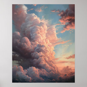 Moody Clouds Art Print Poster