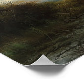 Moody Clouds Art Print Poster (Ecke)