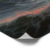 Moody Clouds Art Print Poster (Ecke)